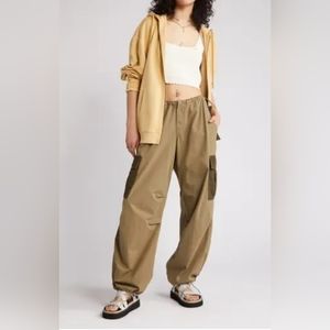 NWT Y2K BDG Urban Outfitters Relaxed Contrast Pocket Cargo Pants Women's Large
